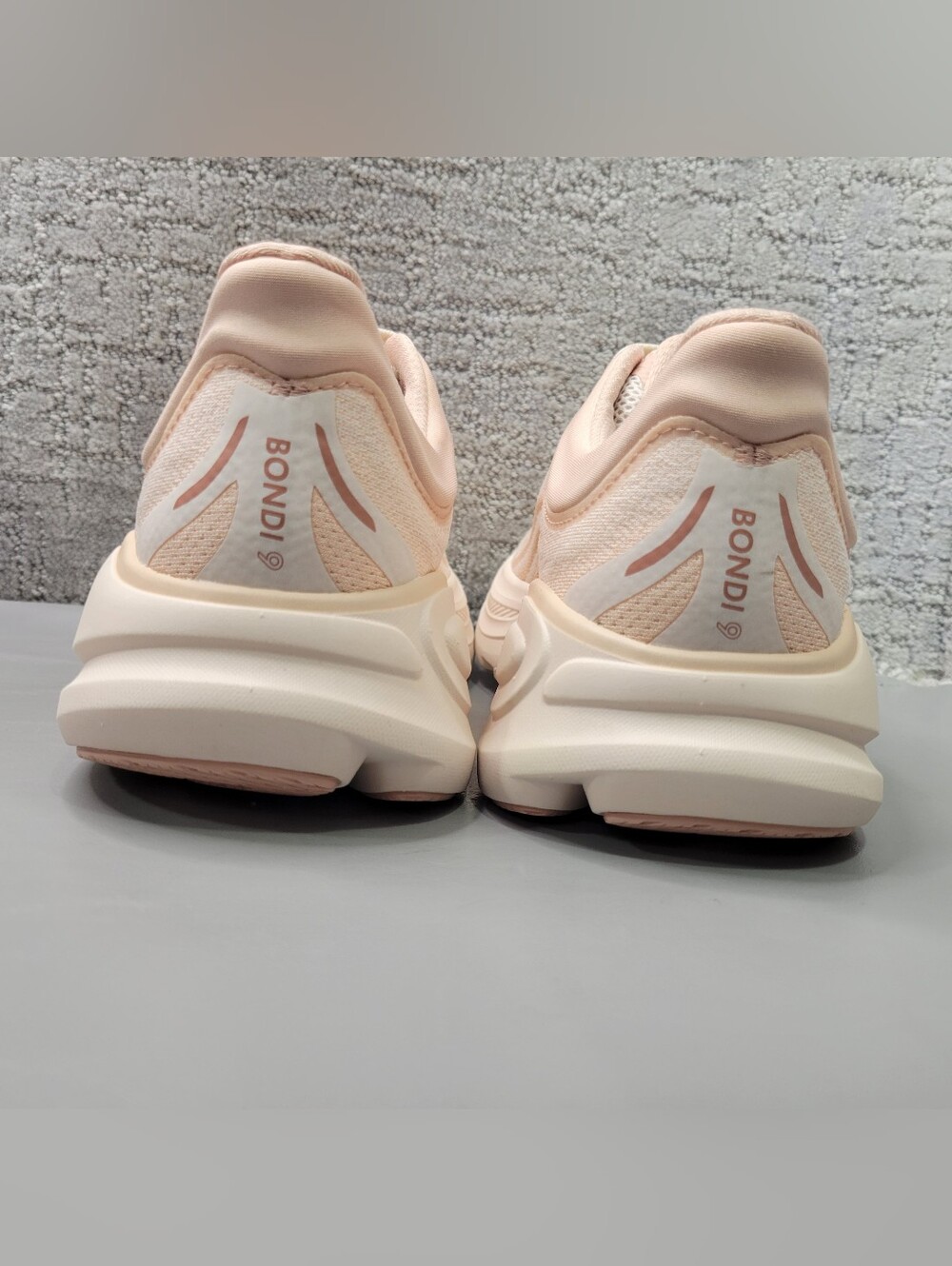 Hoka One One Bondi 9 Wide Women's Size US 8D Rose Latte Athletic Sneakers. - Picture 10 of 12